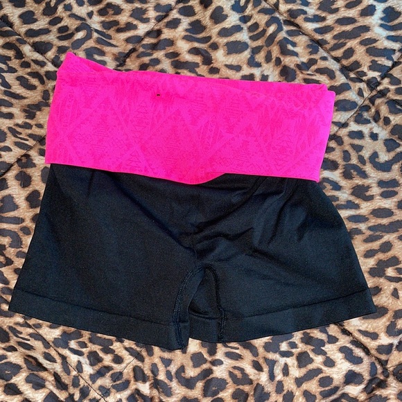 Pink Victoria’s Secret spandex shorts - Picture 2 of 2